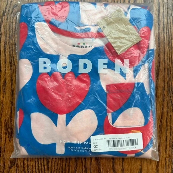 NEW Long-Sleeved Fun Jersey Dress 11-12 Years - Picture 6 of 10